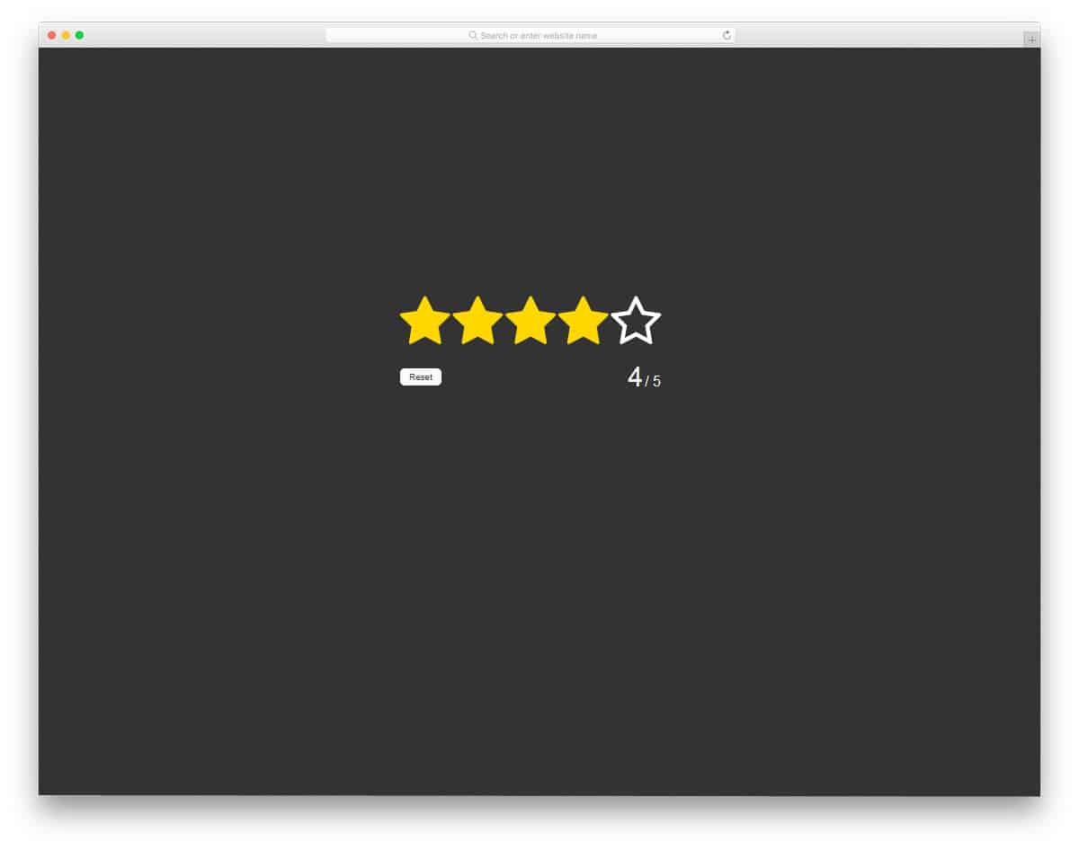 Rating-in-pure-HTML5-CSS3