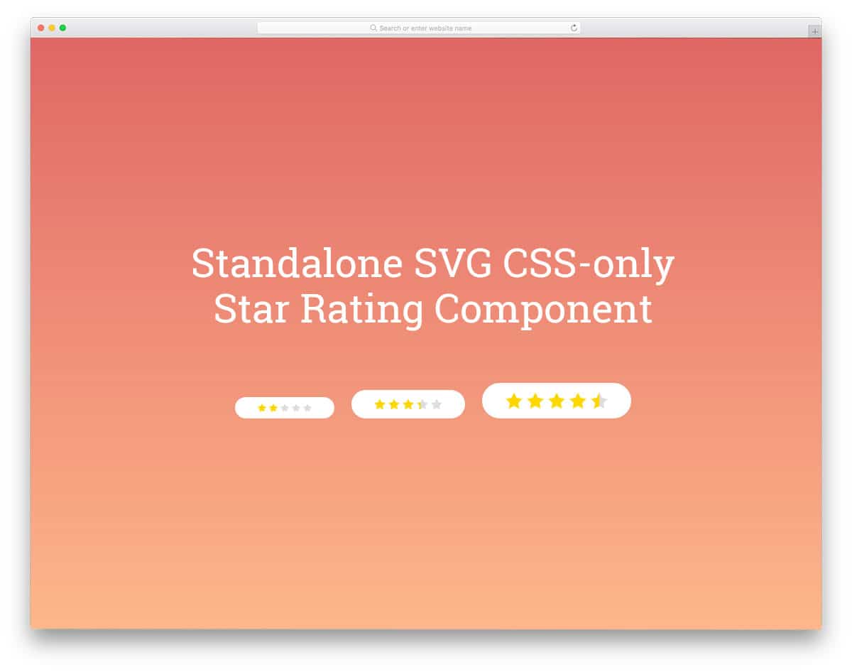 Standalone-SVG-Star-Rating-Component