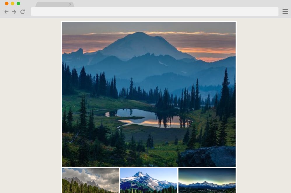 Tumblr Photogrid css image gallery