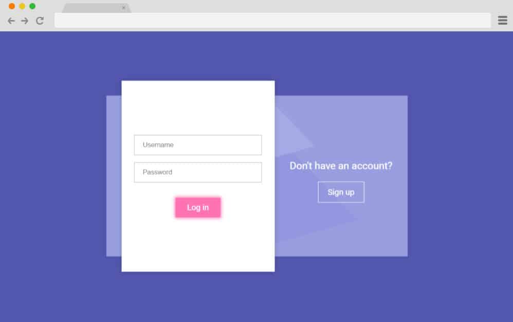 CSS forms - login signup form 22