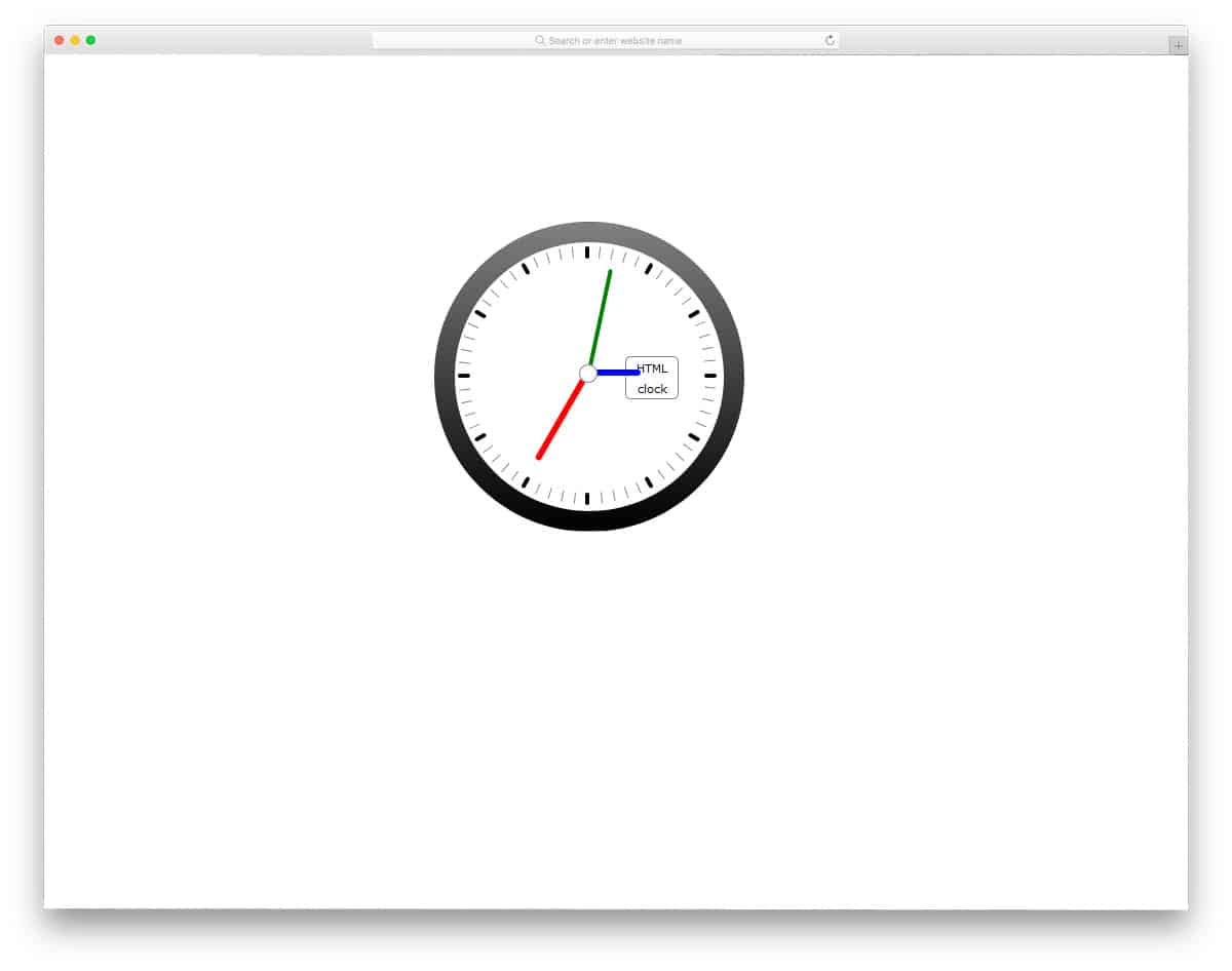 HTML-Clock-By-Sean-Cotton