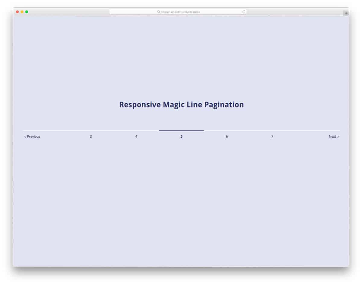 Responsive-Magic-Line-Pagination