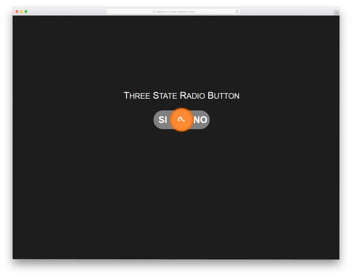 Three-State-Radio-Button