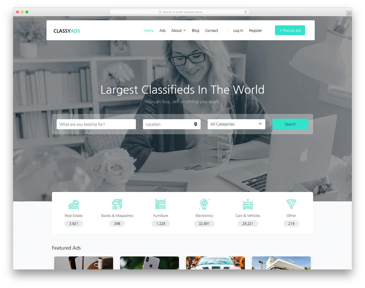 classyads-free-bootstrap-website-templates