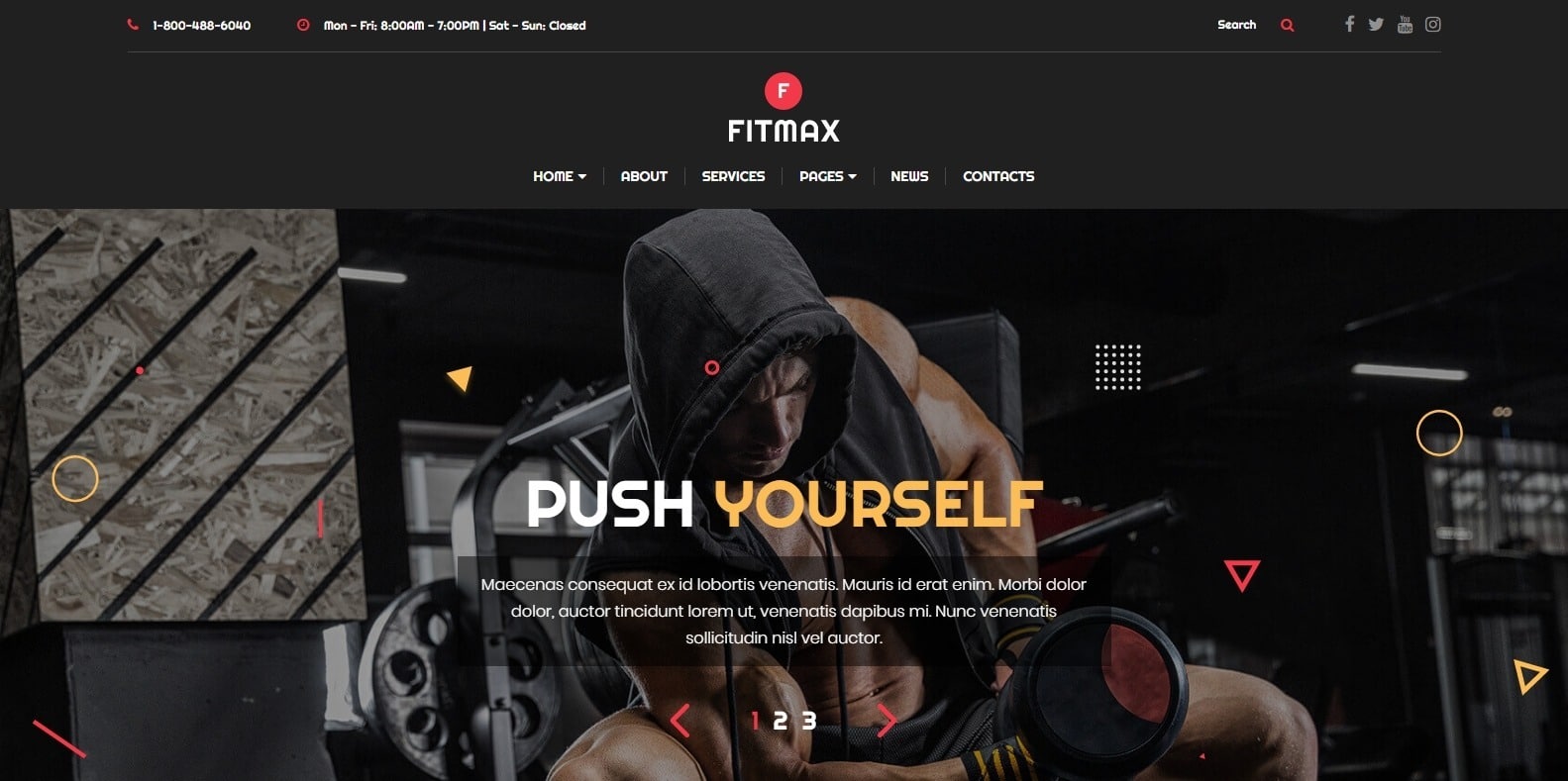fitmax-gym-website-template