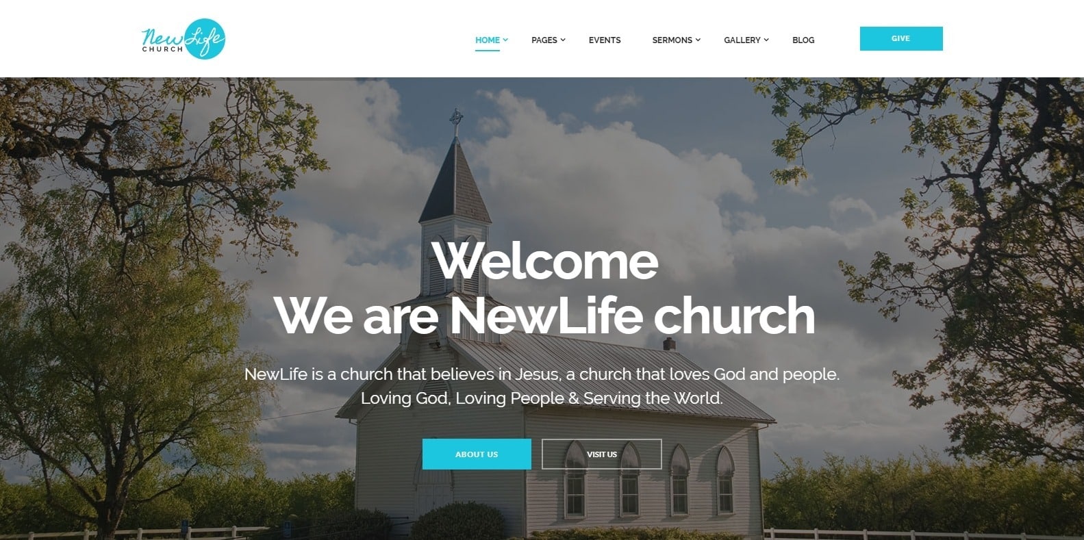 newlife-church-website-template