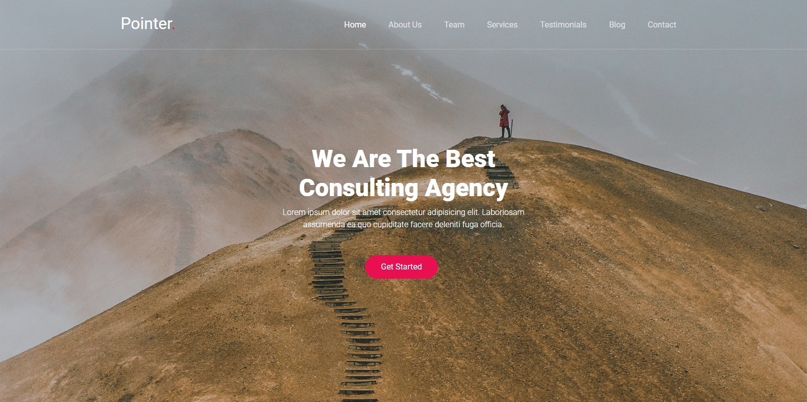 pointer-single-page-website-template