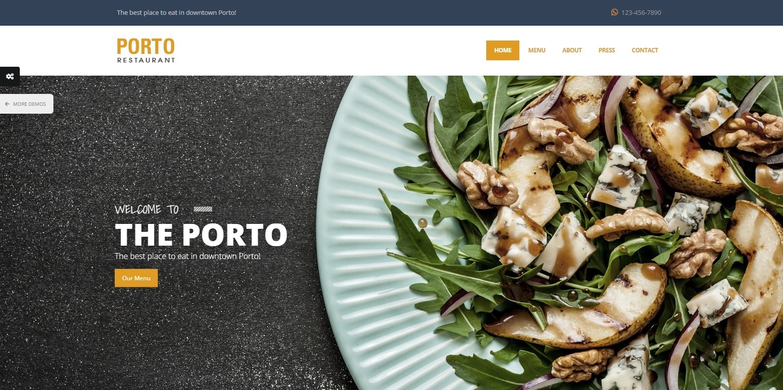 porto-restaurant-website-template