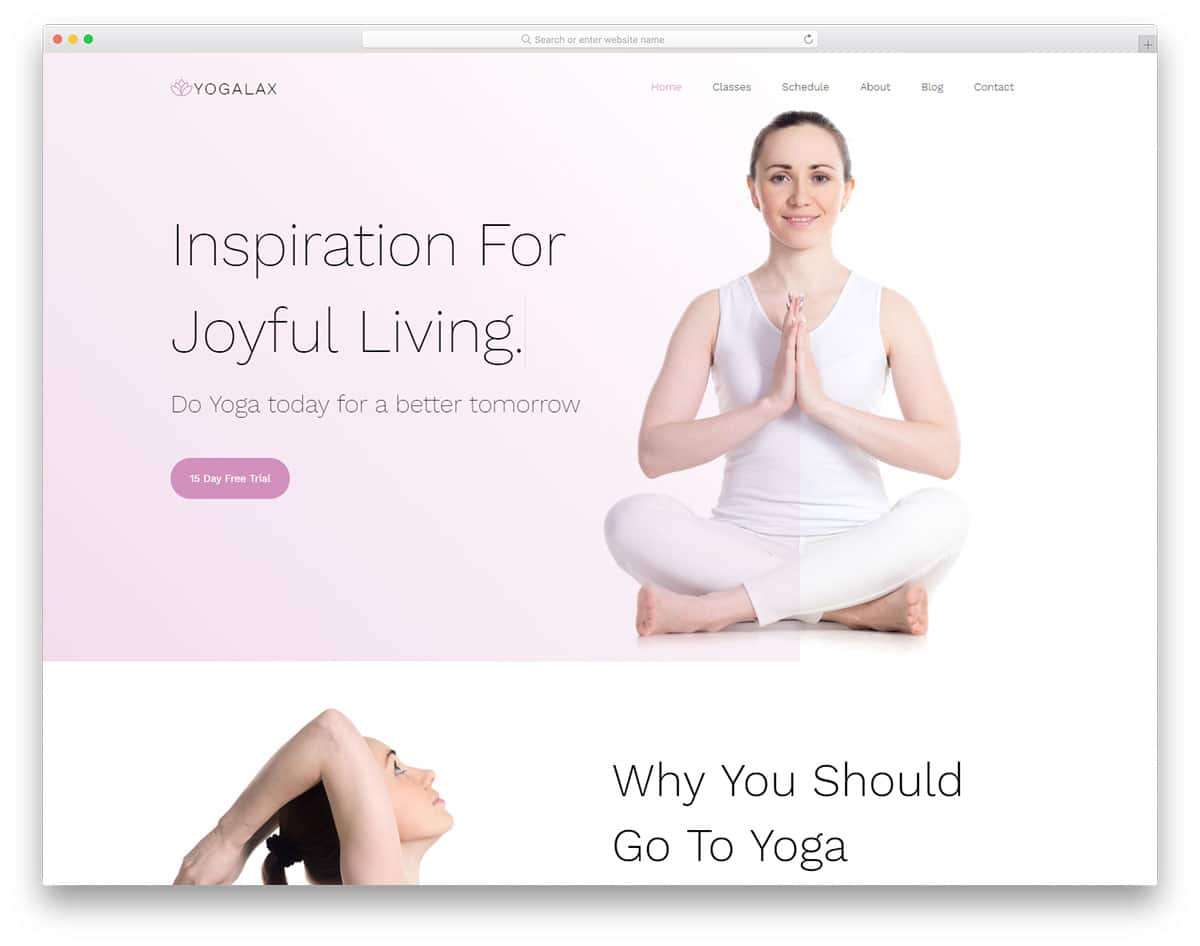 yogalax-free-css-website-templates