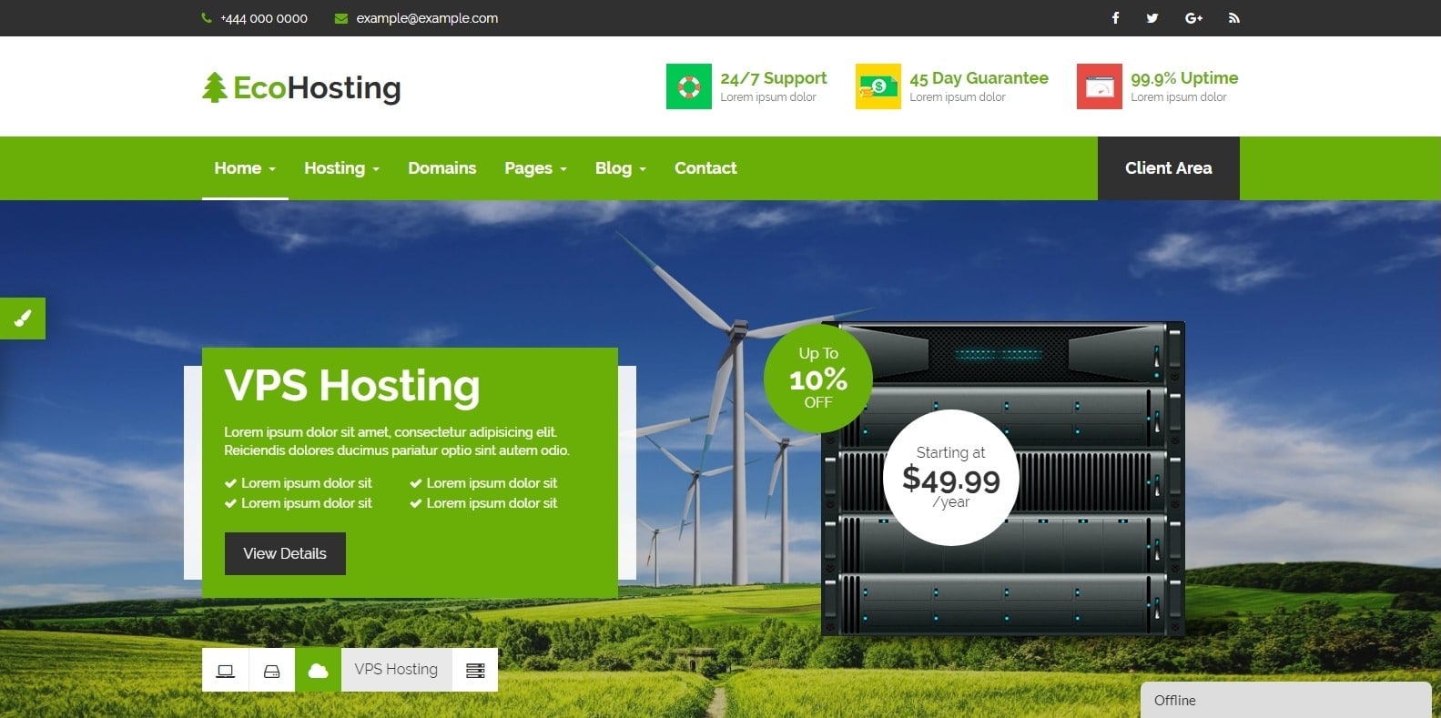 ecohosting-bootstrap-hosting-template