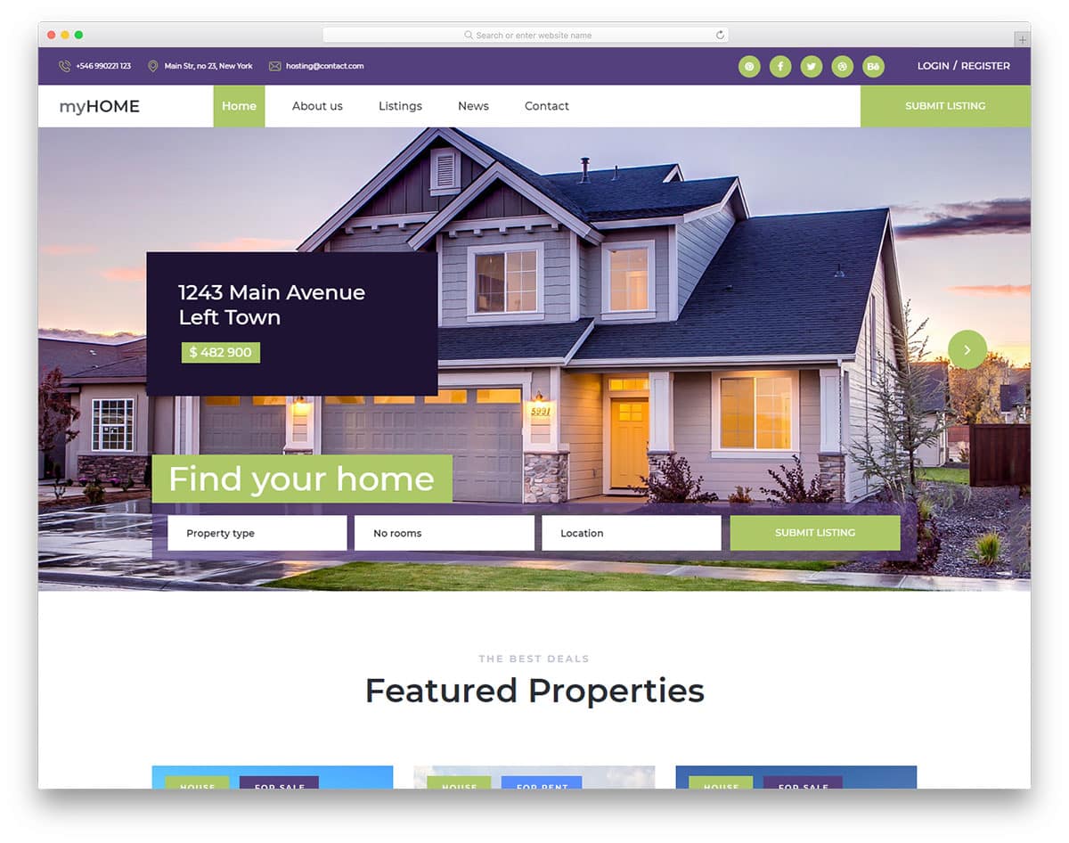 myhome-free-real-estate-website-templates