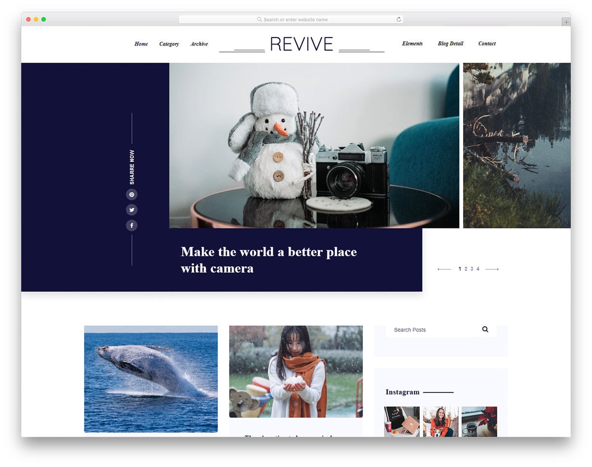 revive-free-magazine-website-templates