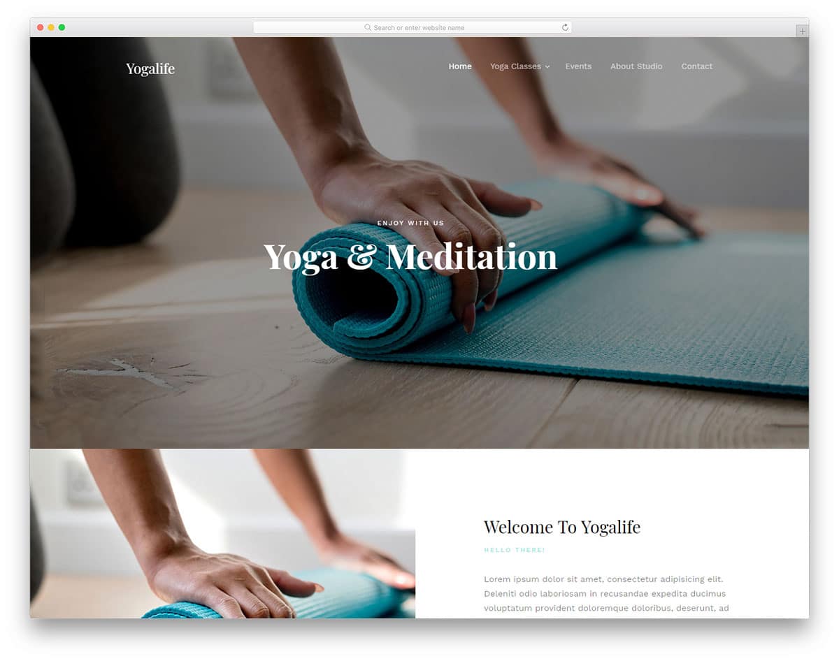 yogalife-free-yoga-website-templates