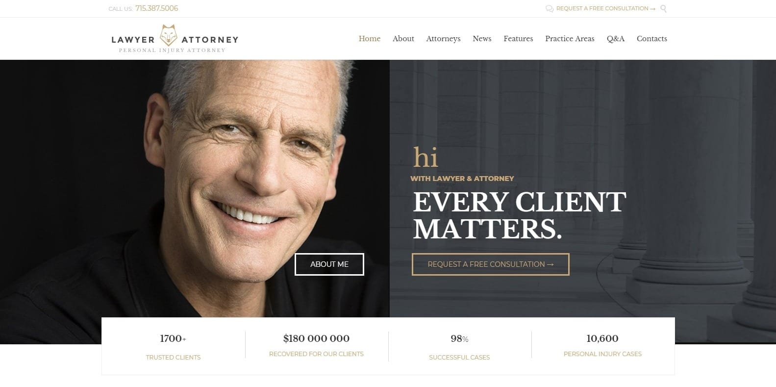 lawyers and attorney-attorney-website-template