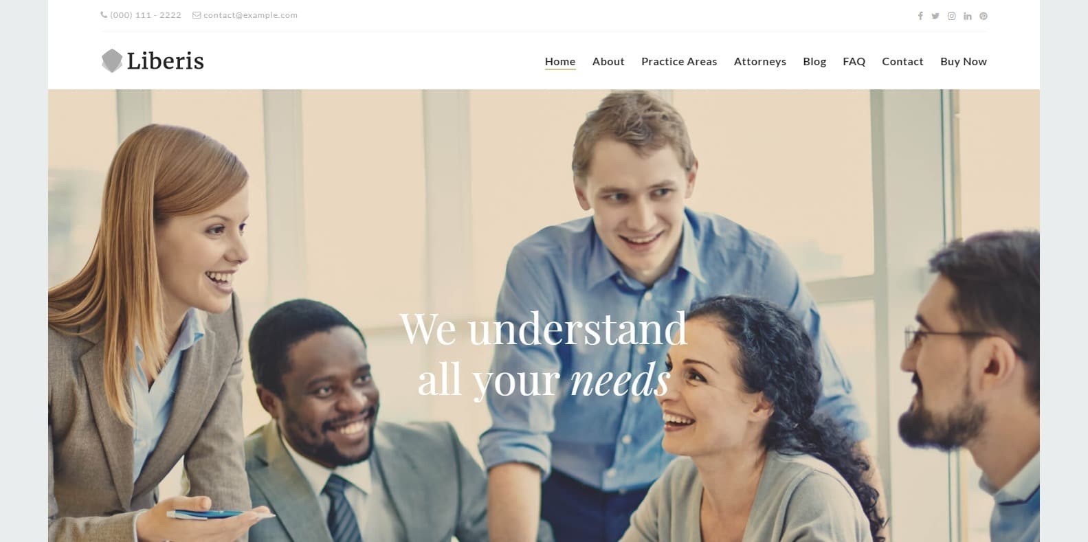 liberis-attorney-website-template