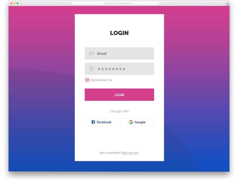 login-page-bootstrap