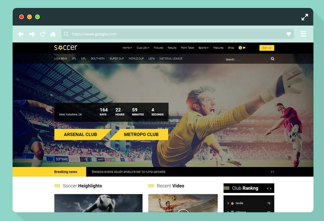 30 Professionally Designed Sports Website Template Options To Try Out