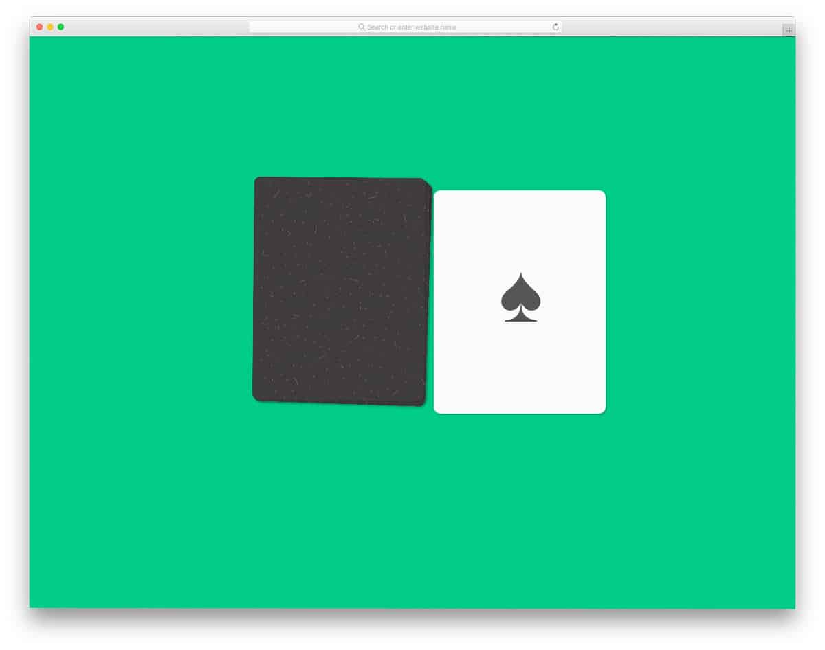 card flip animation example