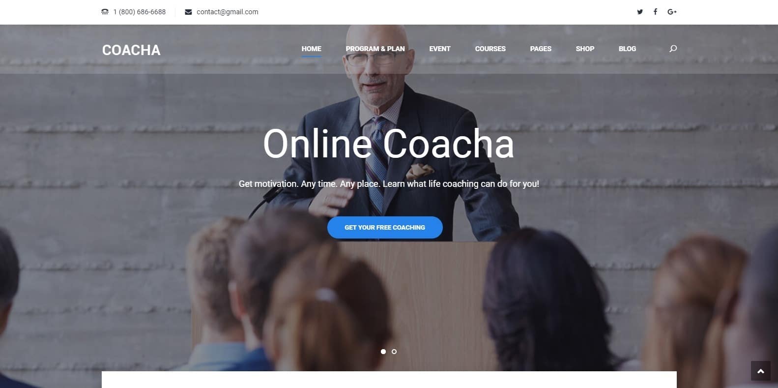 coach-health-coaching-website template