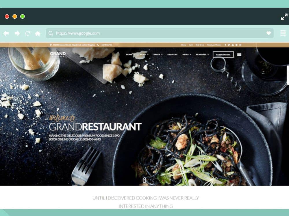 restaurant website templates featured image
