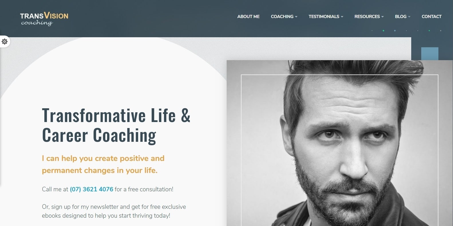 transvision-coaching-website template