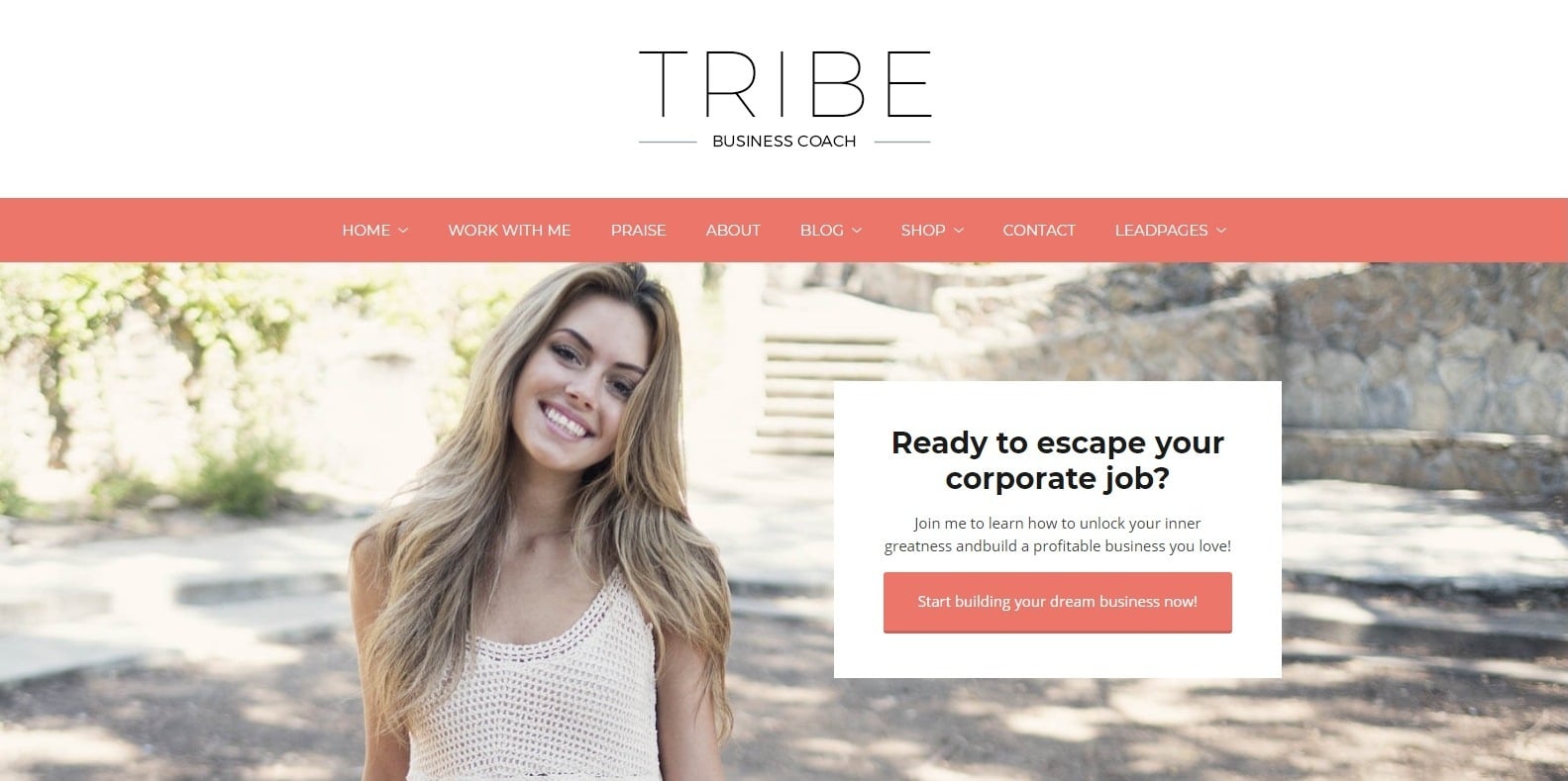 tribe-coaching-website template