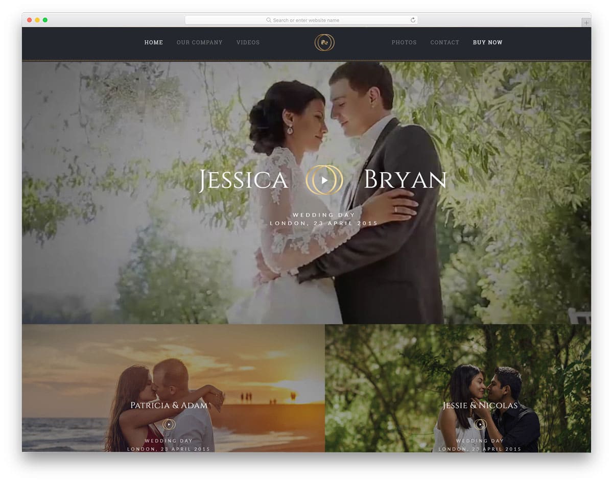 betheme wedding WordPress themes video background
