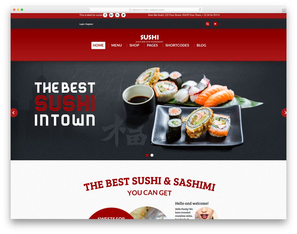 food truck WordPress themes with multiple demos