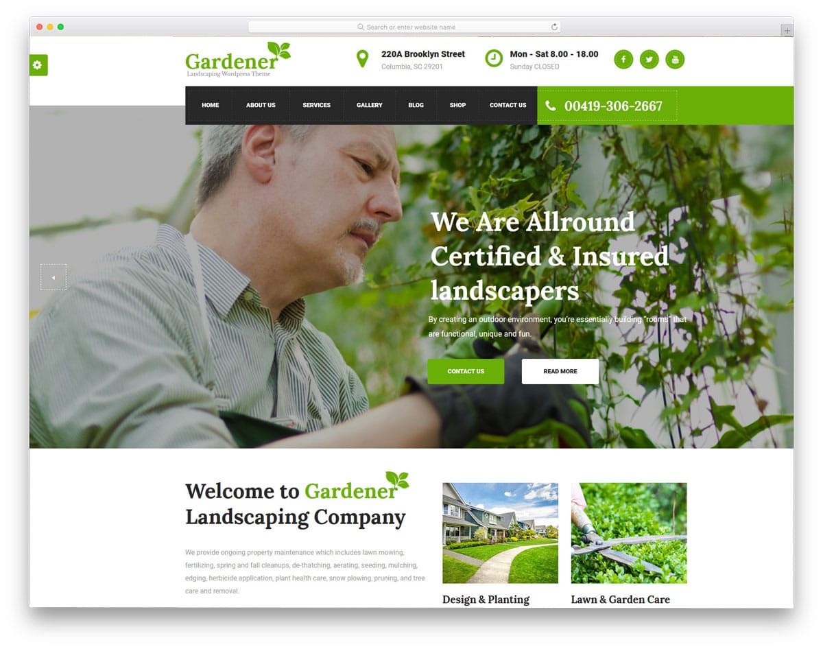 HTML version of Gardener theme