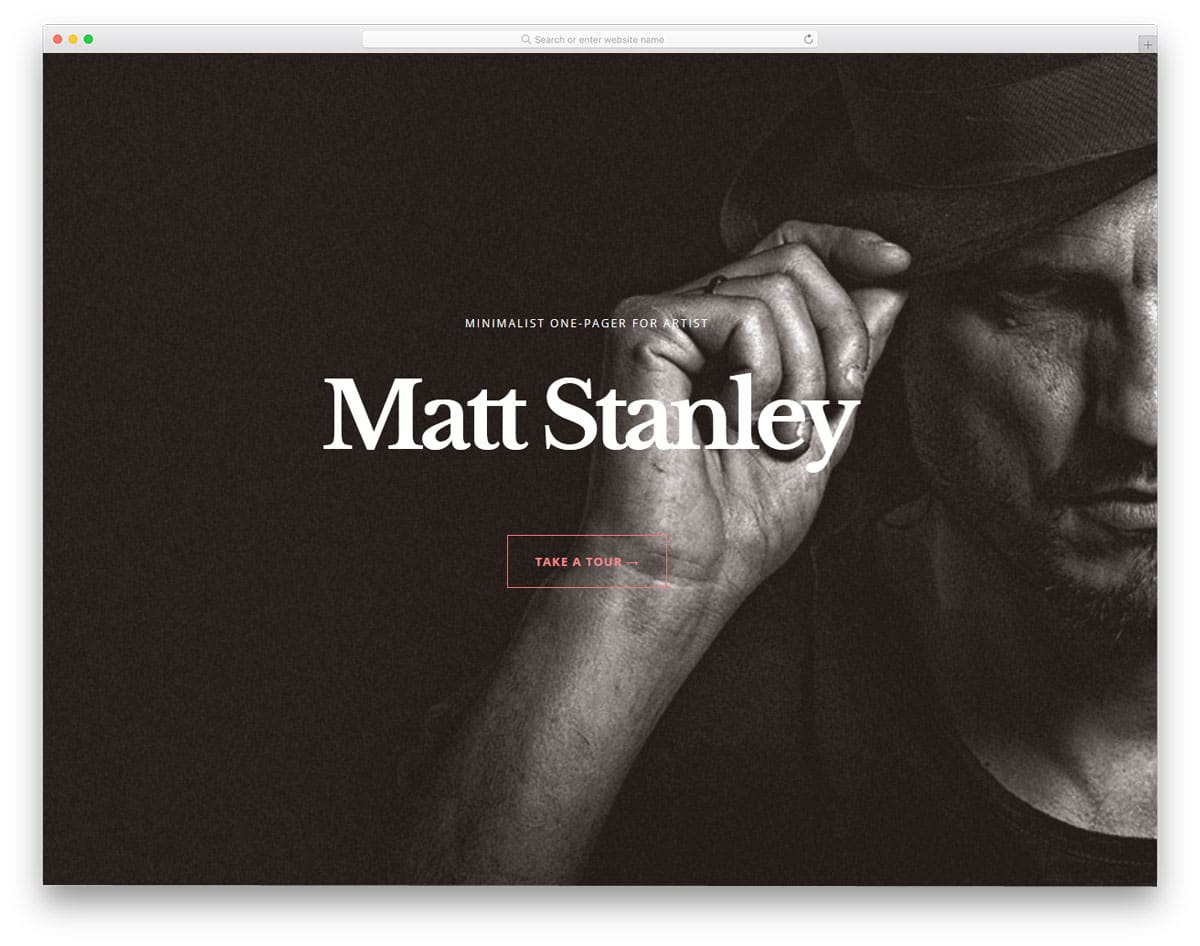 WordPress themes for actors and music artists