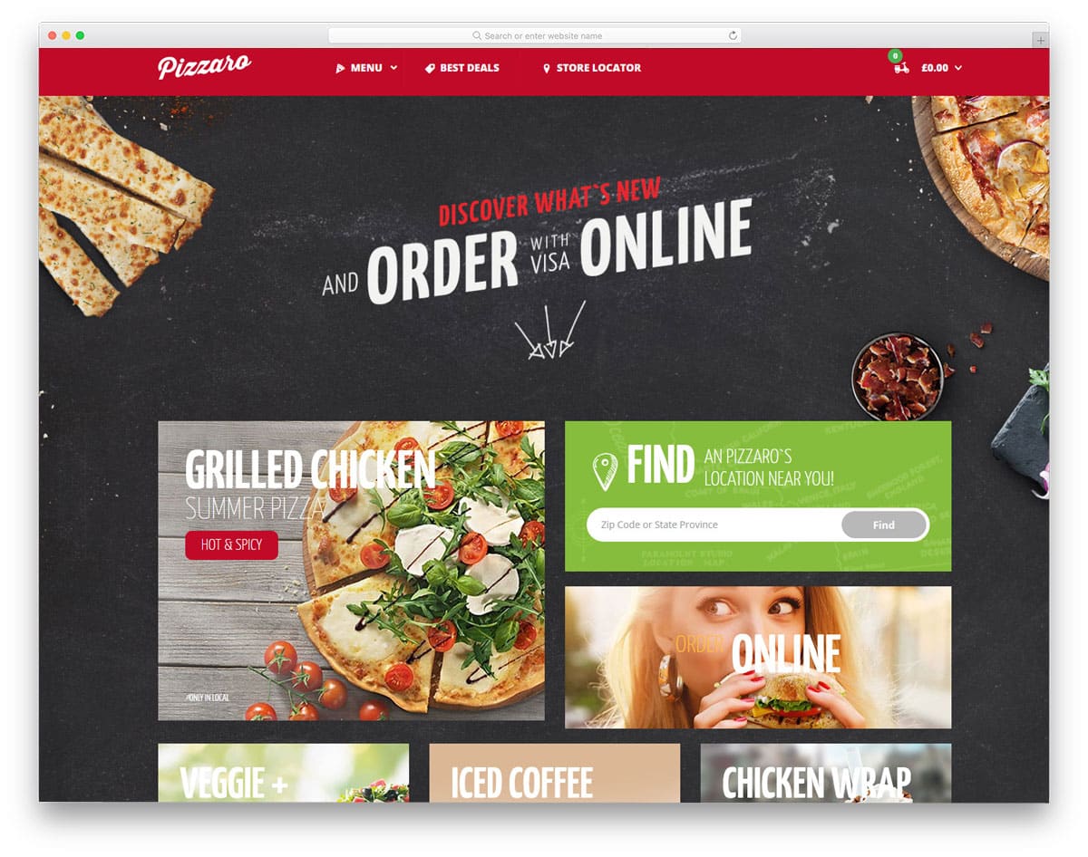 user-friendly fast food and food truck WordPress themes