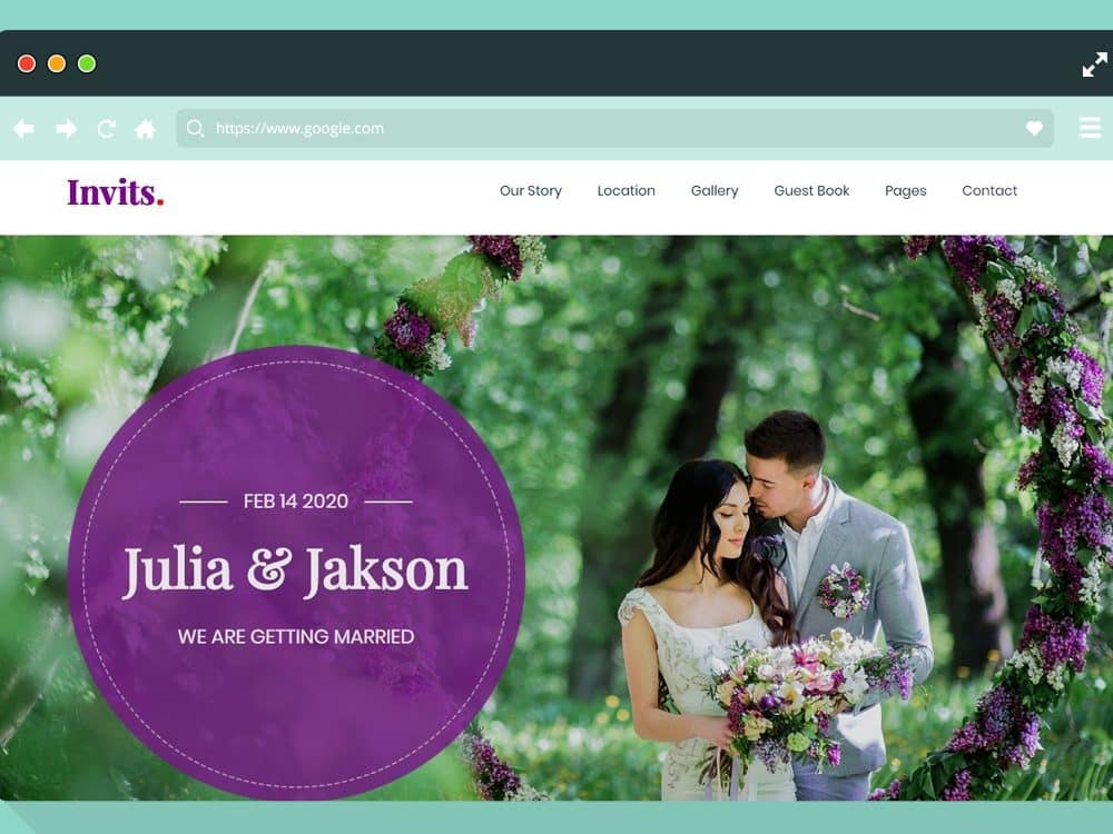 html-wedding-website-template
