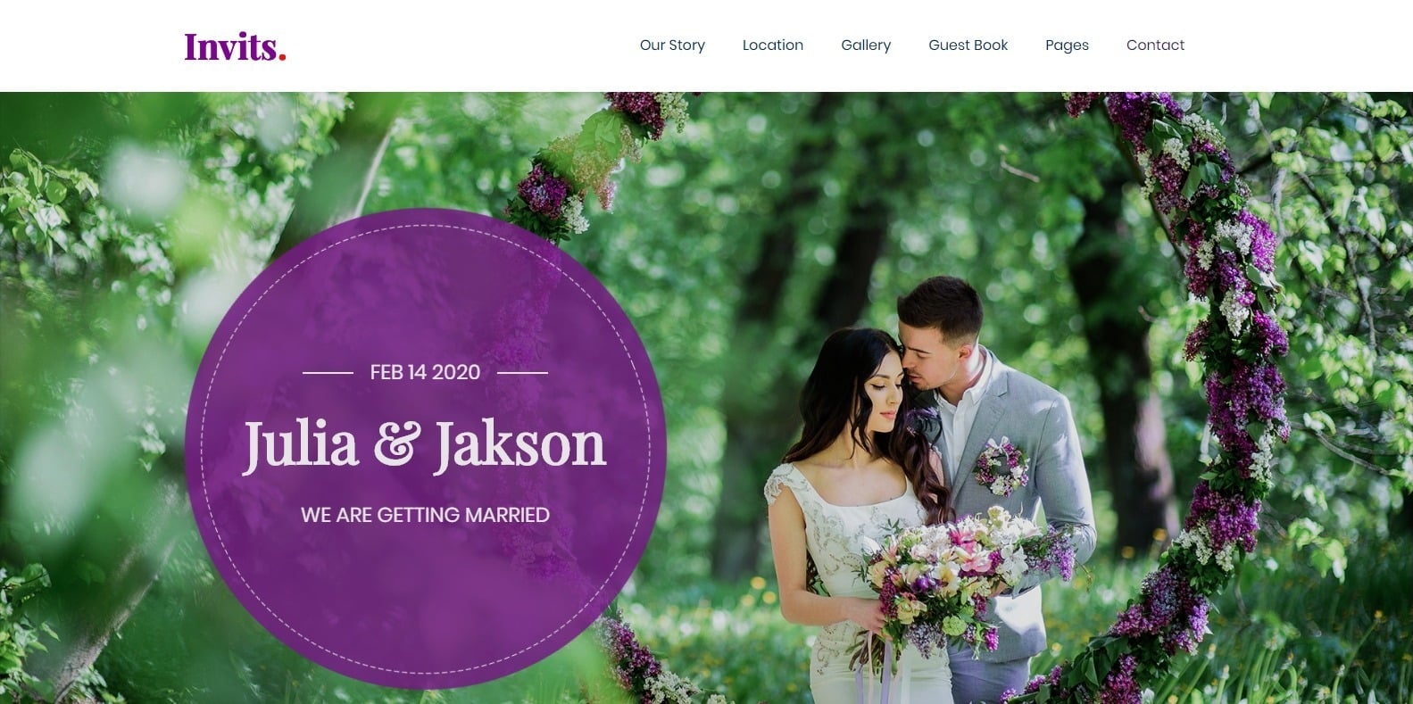 invits-wedding-website-template