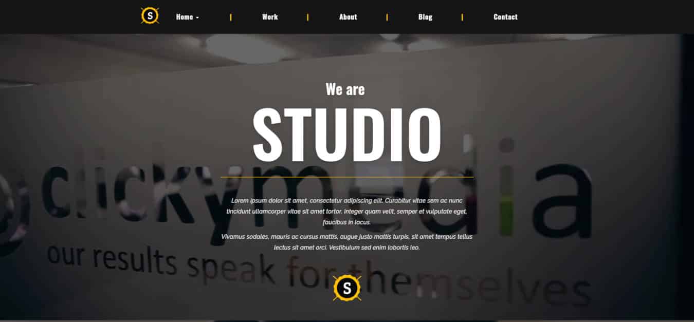 marketing website templates studio