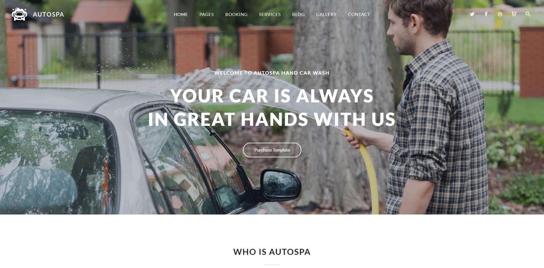 autospa car dealer website template