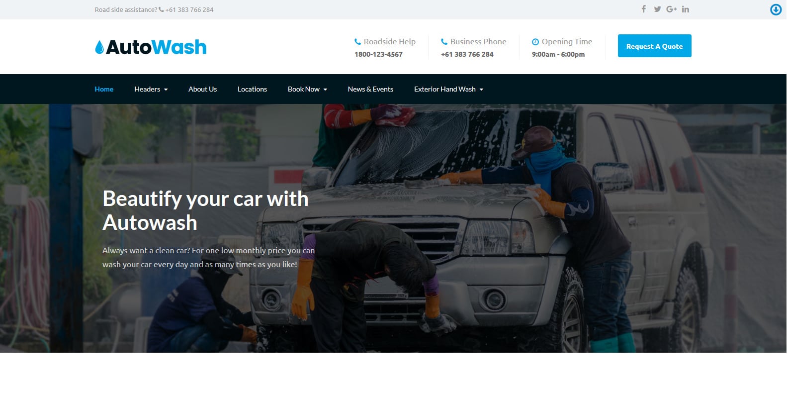 autowash-automotive-website-template