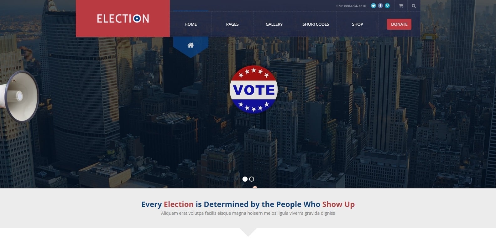 election-political-website-template