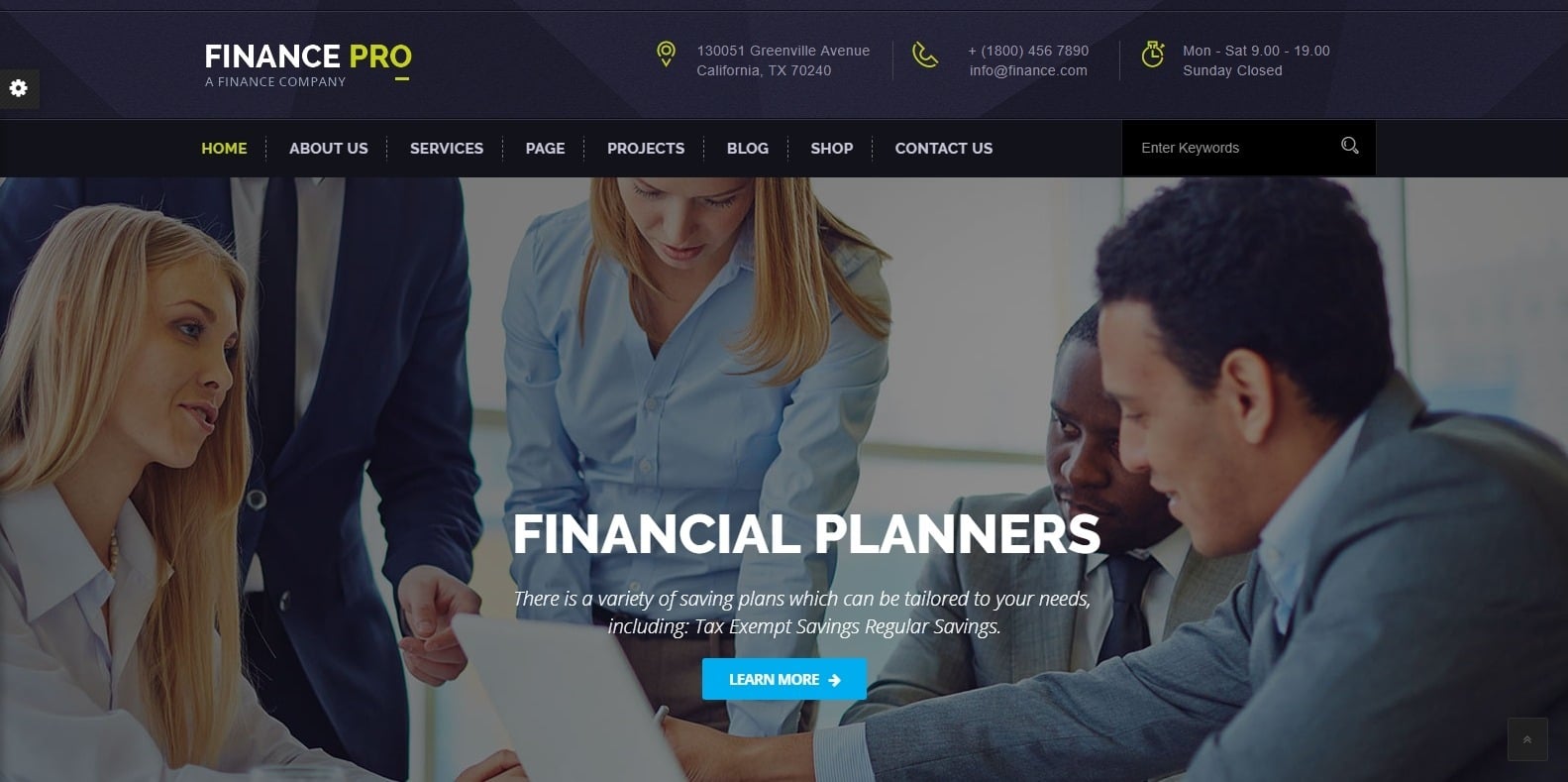 finance-pro-finance-webaite-template
