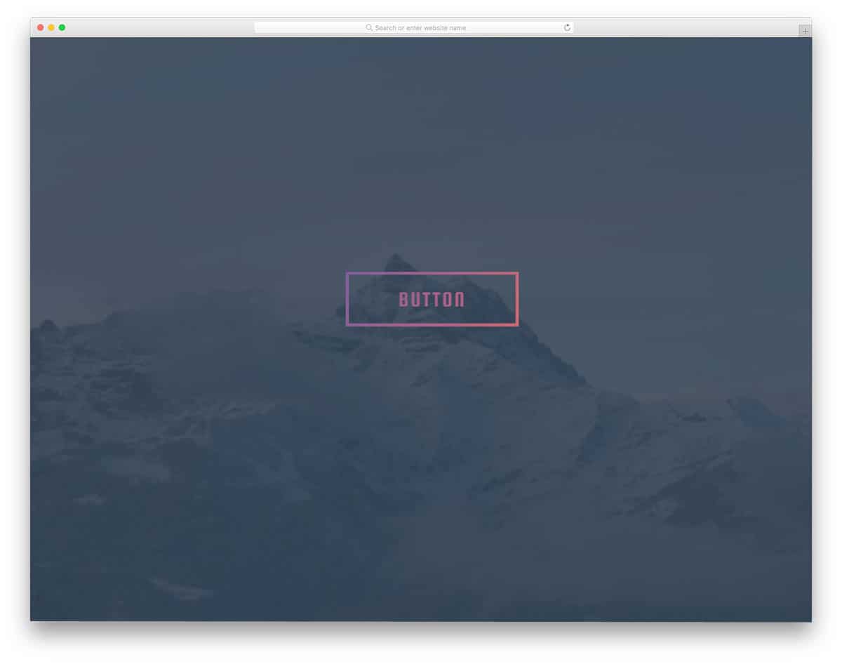 animated gradient ghost button