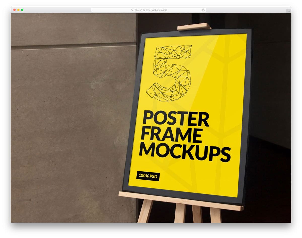poster mockups for neat presentation