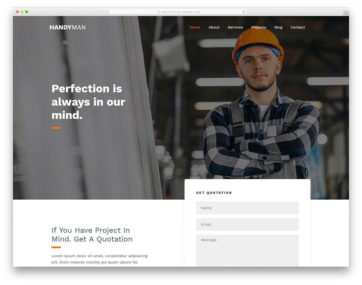 clean professional design website template