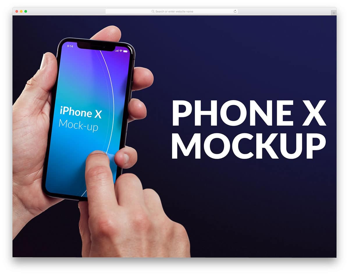 isolated easy to edit iphone mockup