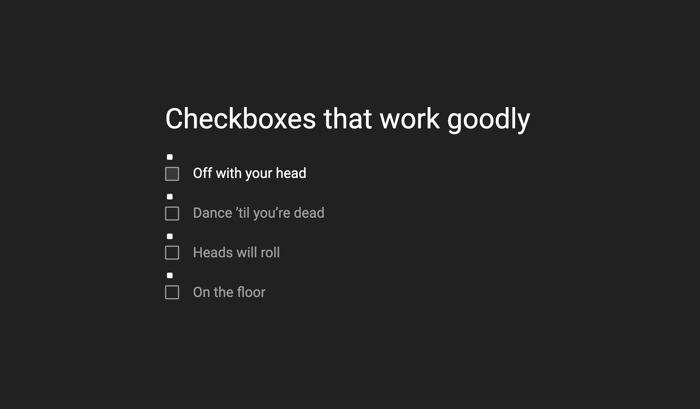 checkbox with smooth animation