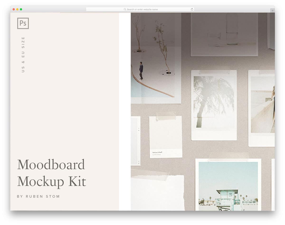 paper mockup with multiple customization options