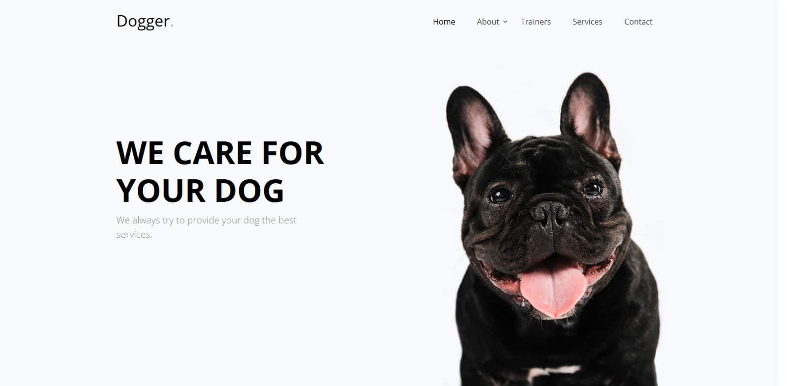 dogger-animal-website-template