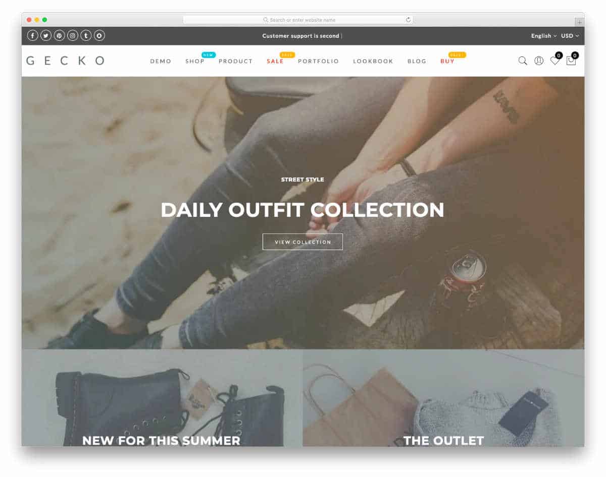 shopify theme with multiple demos
