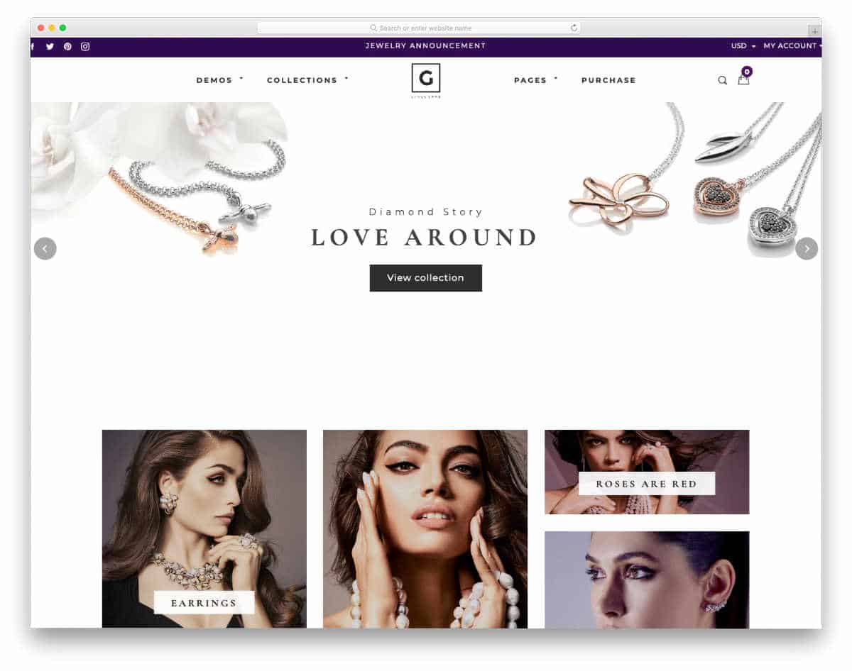shopify theme with useful features