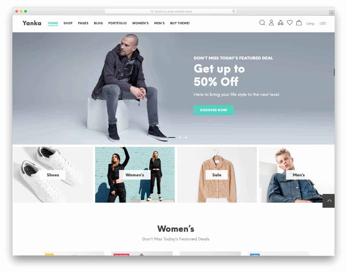 Shopify themes with a trendy design