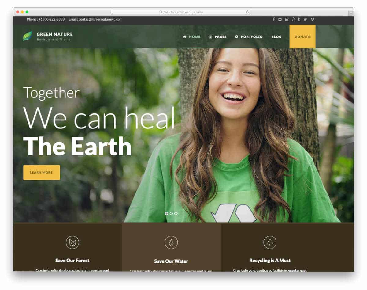 responsive HTML5 templates for charity websites