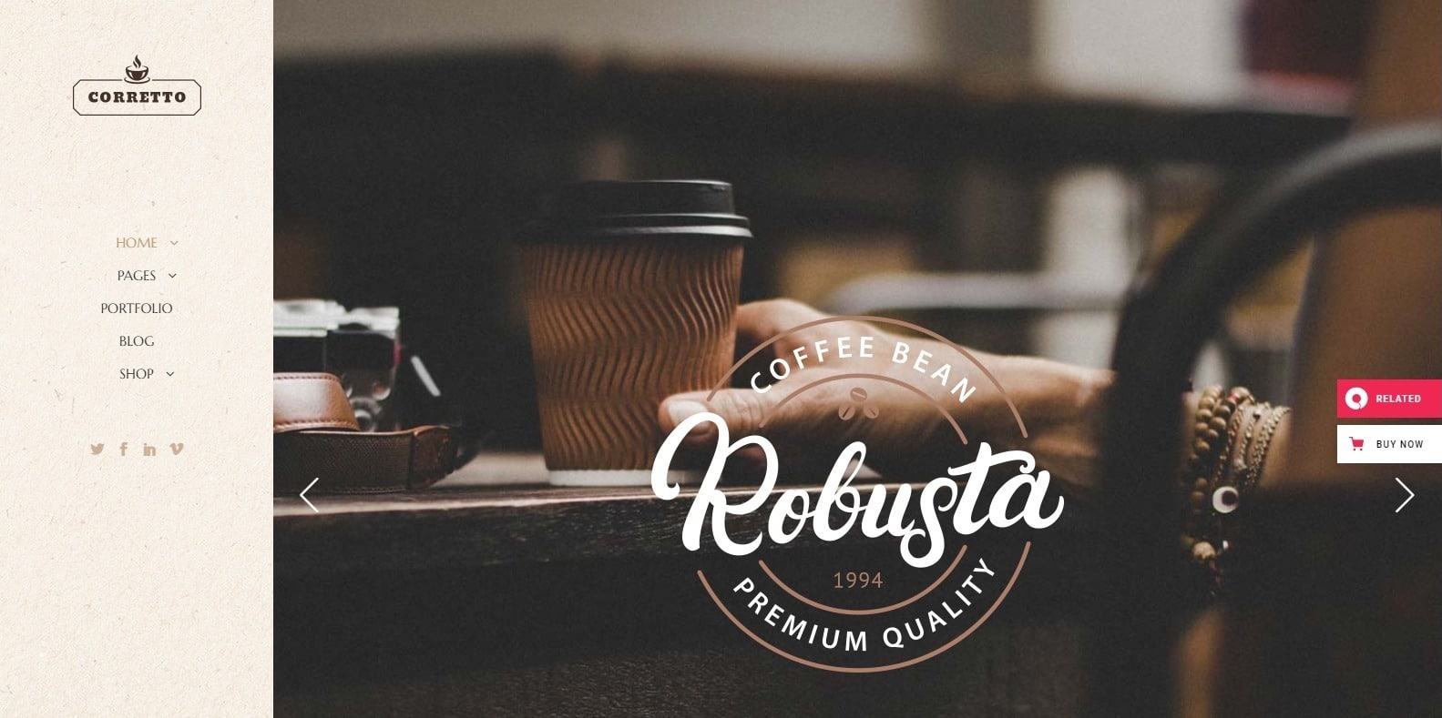 corretto-coffee-shop-website-template